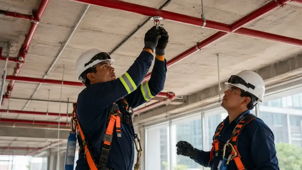 Instalación de sistemas de rociadores automáticos contra incendios por FireTech Solutions